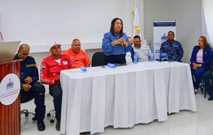 Autoridades coordinan operativo de seguridad por Semana Santa 2026 en Monseñor Nouel